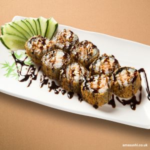 Salmon Skin Crunchy roll